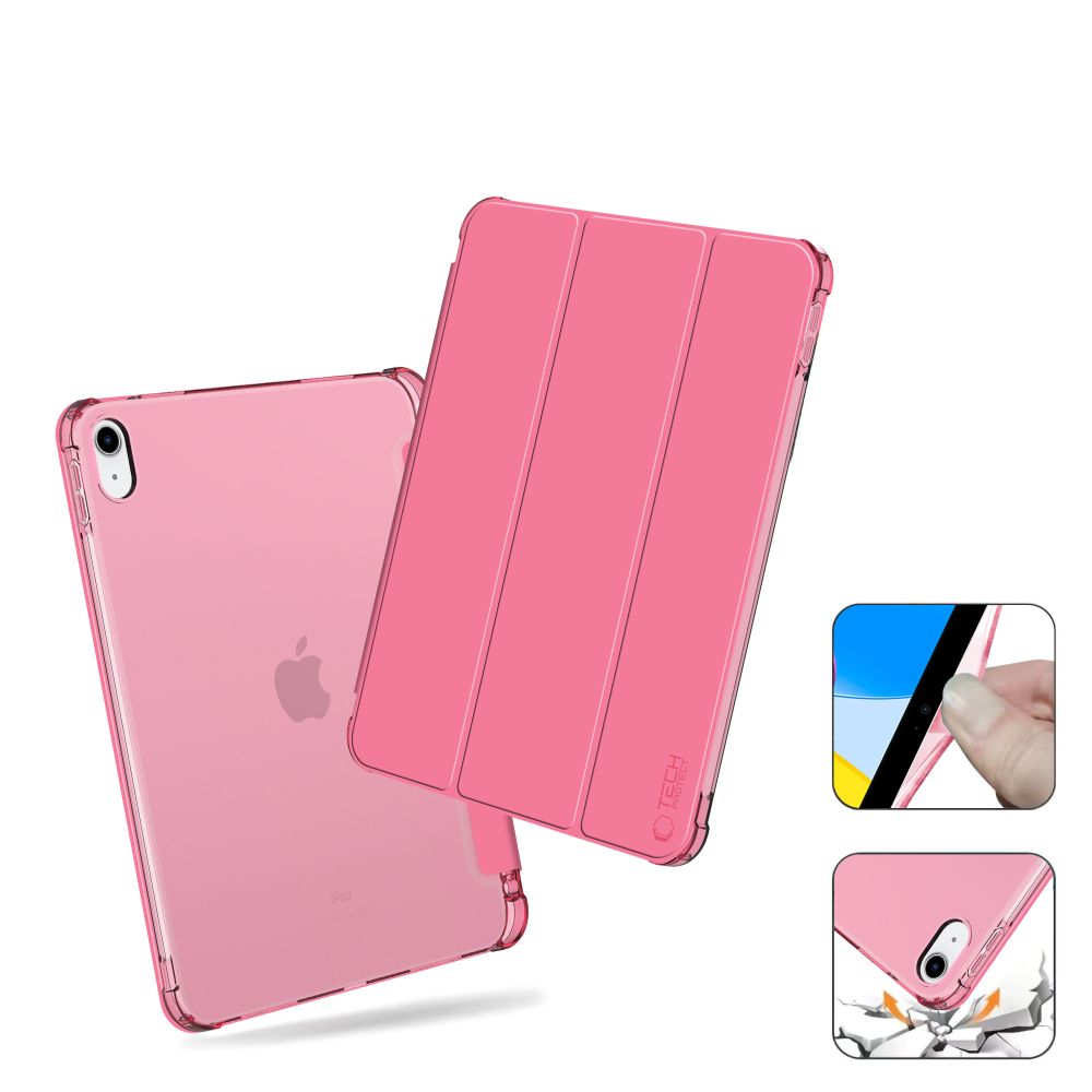 CUSTODIA TECH-PROTECT SC PEN HYBRID IPAD 10.9” 10 / 2022 / 11” 11 / 2025 CRYSTAL MAGENTA