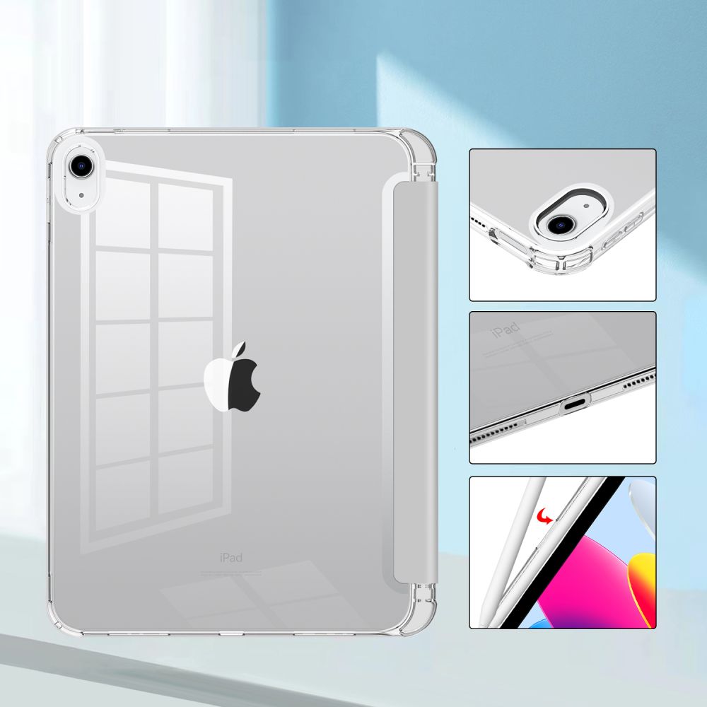COPERTURA / INVOLUCRO PER IPAD 10.9” 10 / 2022 / 11” 11 / 2025 TECH-PROTECT SC PEN IBRIDO GRIGIO