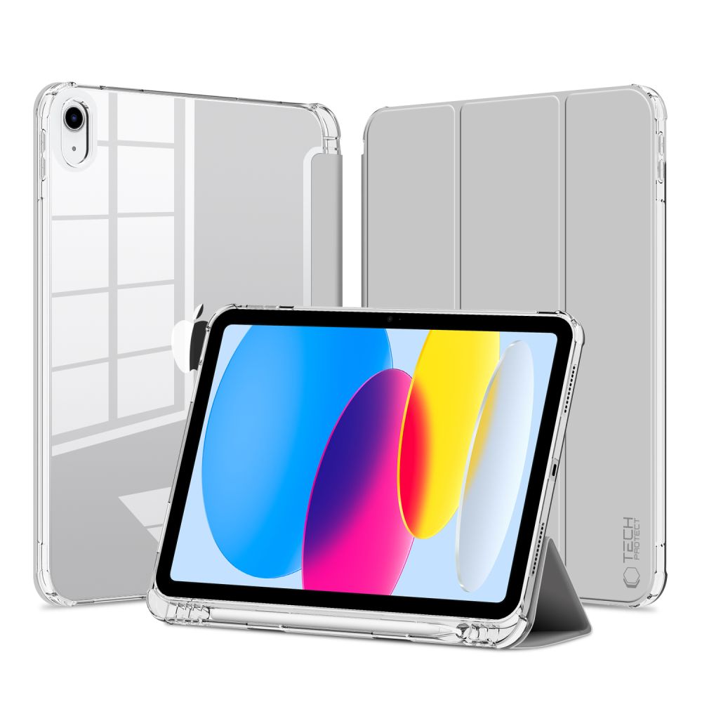 COPERTURA / INVOLUCRO PER IPAD 10.9” 10 / 2022 / 11” 11 / 2025 TECH-PROTECT SC PEN IBRIDO GRIGIO