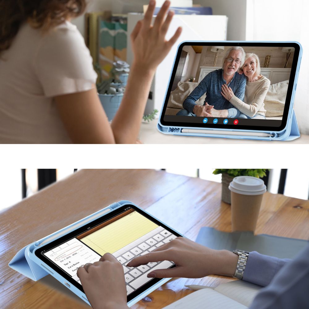 COPERTURA / INVOLUCRO PER IPAD 10.9” 10 / 2022 / 11” 11 / 2025 TECH-PROTECT SC PEN BLU CIELO
