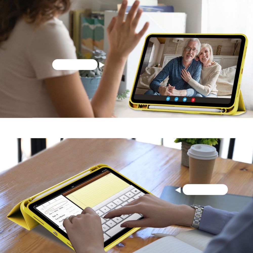 COPERTURA / INVOLUCRO PER IPAD 10.9” 10 / 2022 / 11” 11 / 2025 TECH-PROTECT SC PEN GIALLO