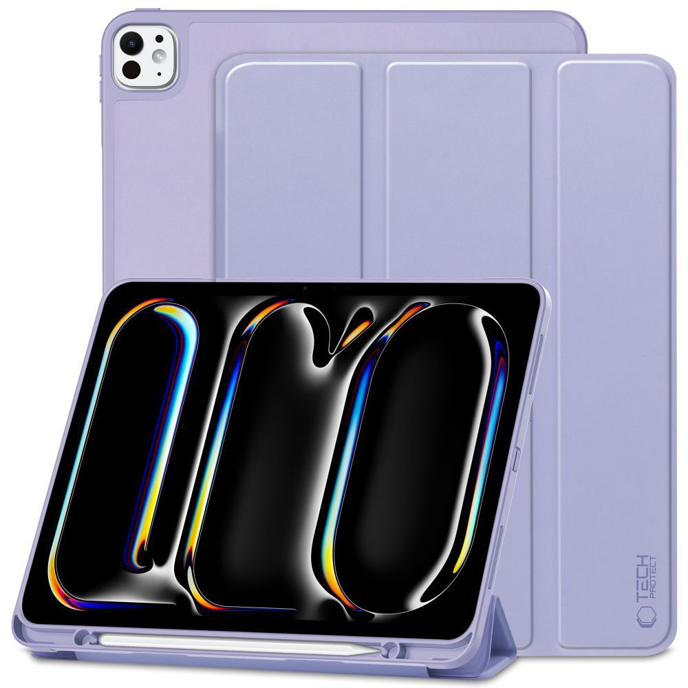 COPERTURA / INVOLUCRO PER IPAD PRO 13 7 / 2024 TECH-PROTECT SC PEN VIOLETTO