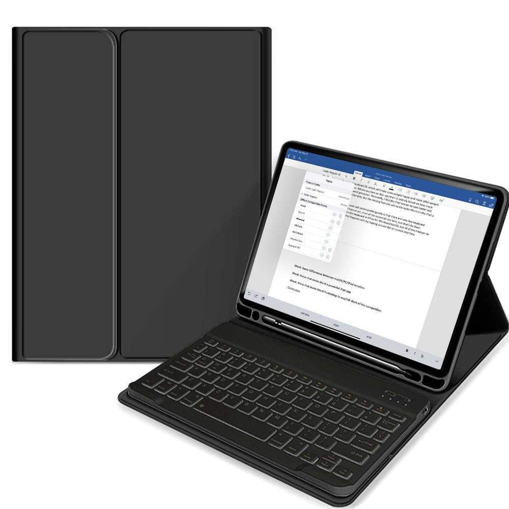 COPERTURA CON TASTIERA PER IPAD 10.2 7 / 8 / 9 / 2019-2021 TECH-PROTECT SC PEN NERA