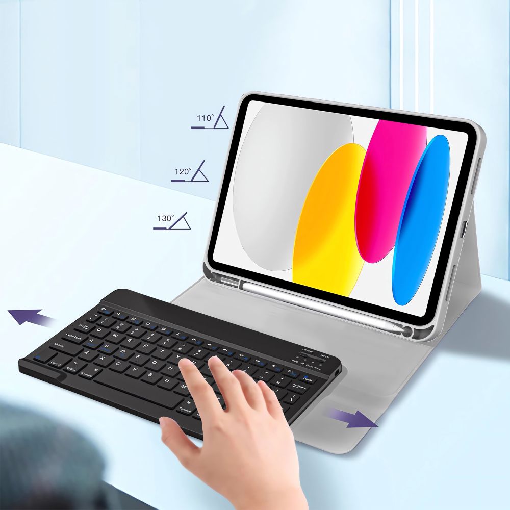 TECH-PROTECT SC PEN + TASTIERA IPAD 10.9” 10 / 2022 / 11” 11 / 2025 GRIGIO