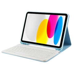COPERTURA CON TASTIERA PER IPAD 10.9” 10 / 2022 / 11” 11 / 2025 TECH-PROTECT SC PEN AZZURRO CIELO