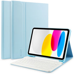 COPERTURA CON TASTIERA PER IPAD 10.9” 10 / 2022 / 11” 11 / 2025 TECH-PROTECT SC PEN AZZURRO CIELO