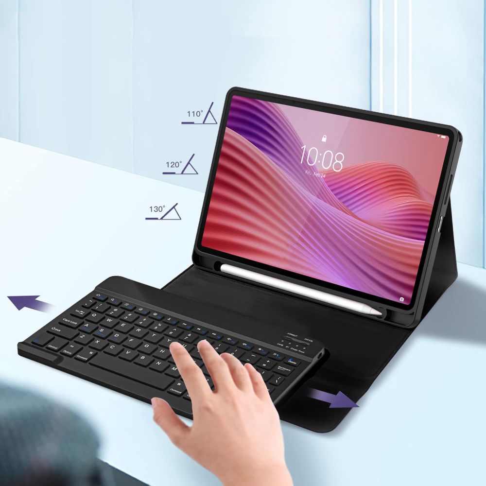 COPERTURA TECH-PROTECT SC PEN + TASTIERA LENOVO TAB 10.1 TB-311 NERA