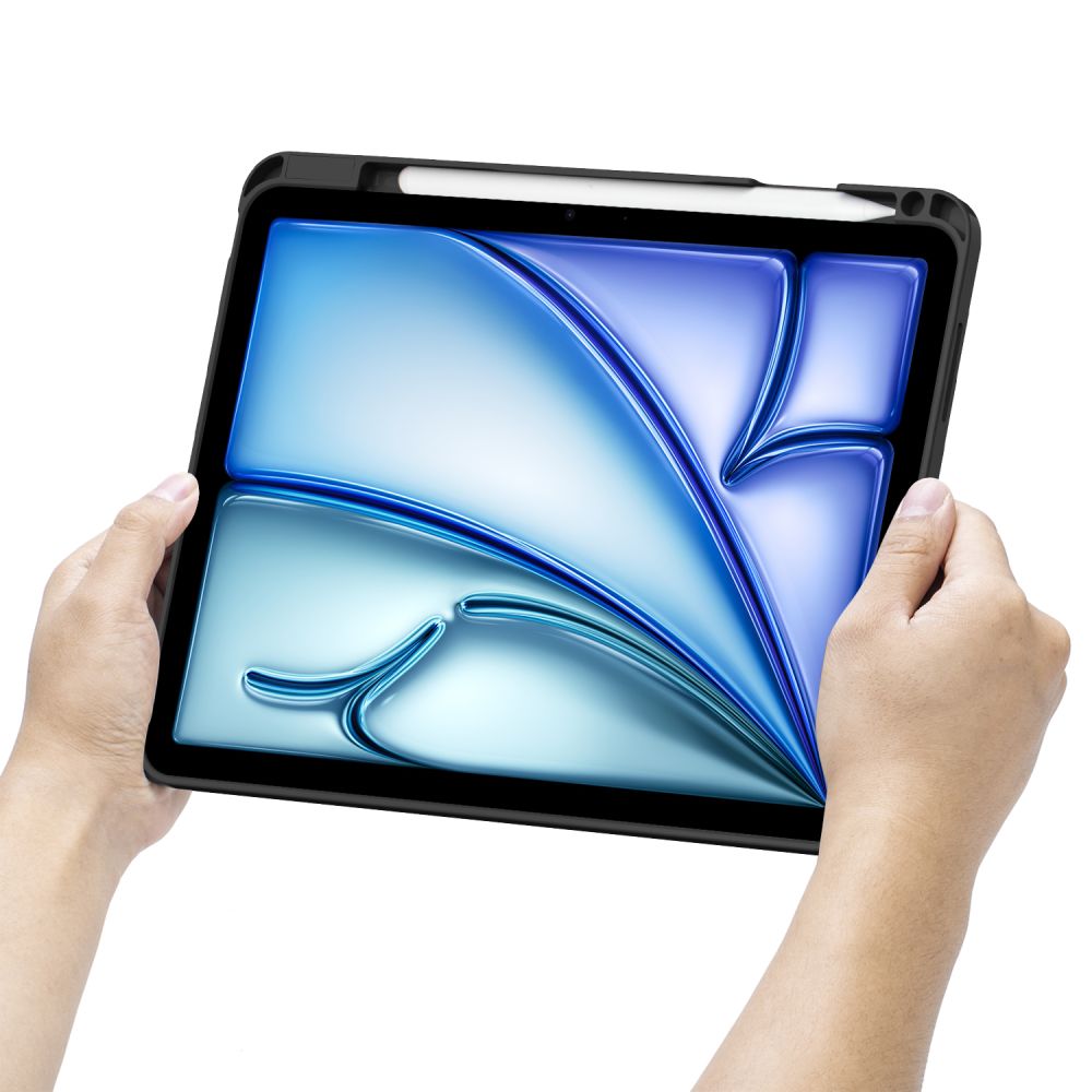 COPERTURA CON TASTIERA PER IPAD AIR 10.9 4 / 5 / 2020-2022 / 11 6 / 2024 TECH-PROTECT SCMAG PEN NERO