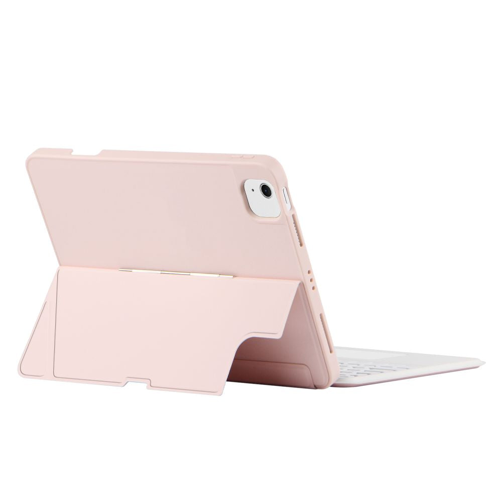 COPERTURA CON TASTIERA PER IPAD AIR 10.9 4 / 5 / 2020-2022 / 11 6 / 2024 TECH-PROTECT SCMAG PEN ROSA