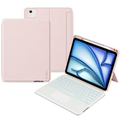 COPERTURA CON TASTIERA PER IPAD AIR 10.9 4 / 5 / 2020-2022 / 11 6 / 2024 TECH-PROTECT SCMAG PEN ROSA
