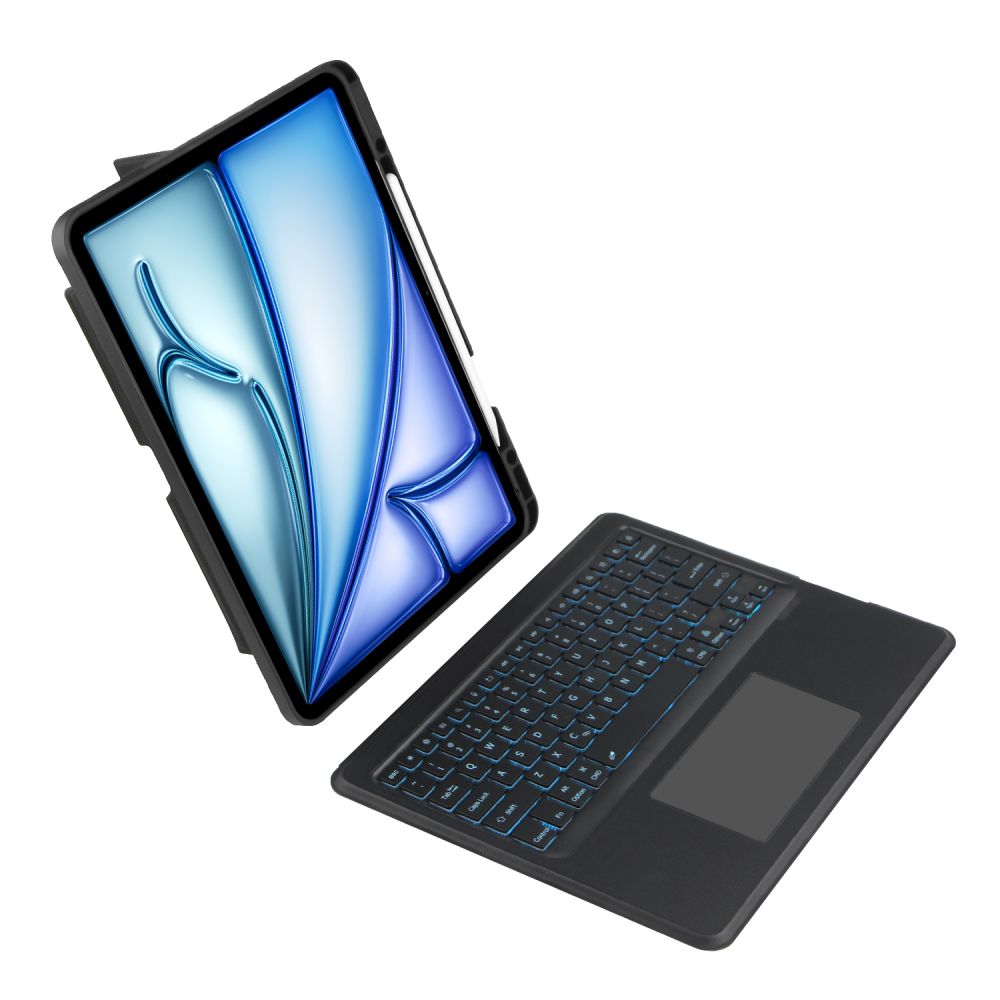 COPERTURA CON TASTIERA PER IPAD AIR 13 2024 TECH-PROTECT SCMAG PEN NERO