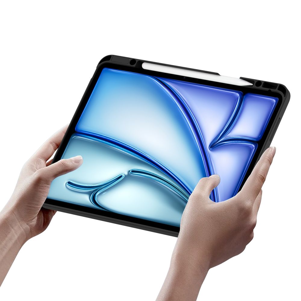 COPERTURA CON TASTIERA PER IPAD AIR 13 2024 TECH-PROTECT SCMAG PEN NERO