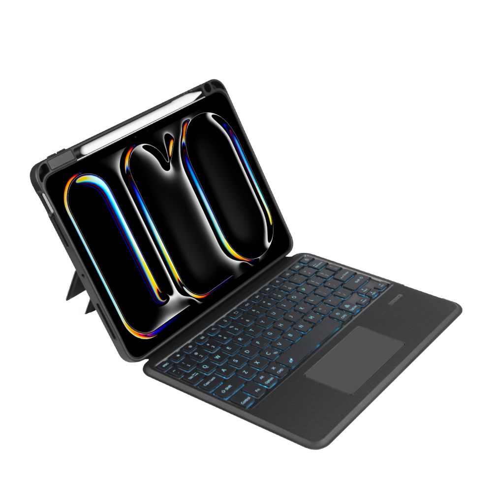 COPERTURA CON TASTIERA PER IPAD PRO 11 5 / 2024 TECH-PROTECT SCMAG PEN NERO
