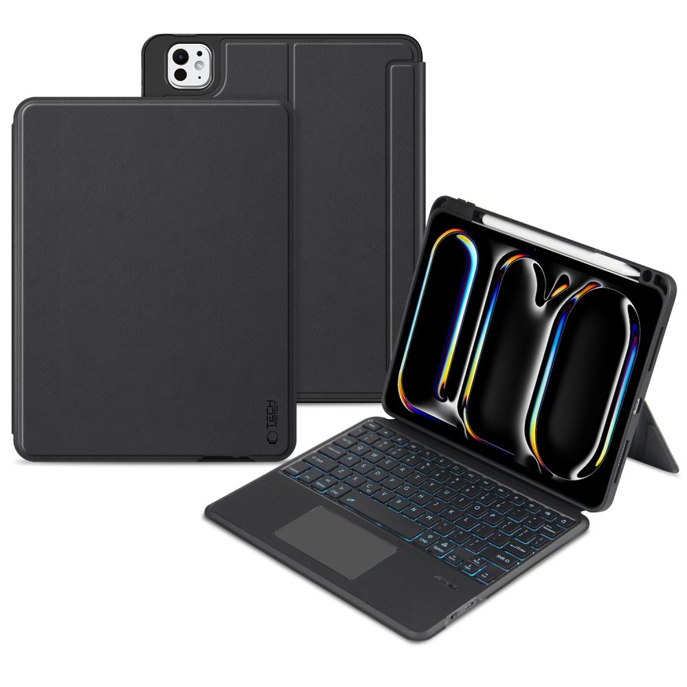 COPERTURA CON TASTIERA PER IPAD PRO 11 5 / 2024 TECH-PROTECT SCMAG PEN NERO