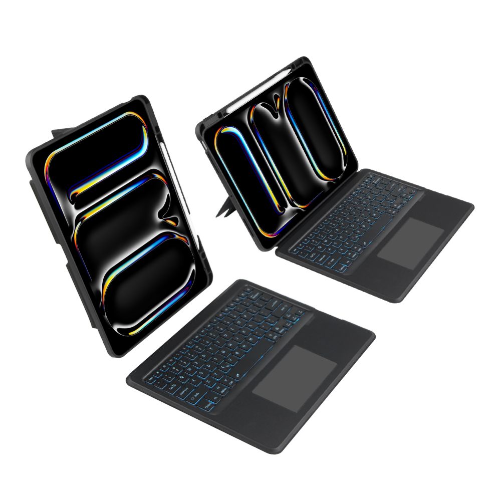 COPERTURA CON TASTIERA PER IPAD PRO 13 7 / 2024 TECH-PROTECT SCMAG PEN NERO