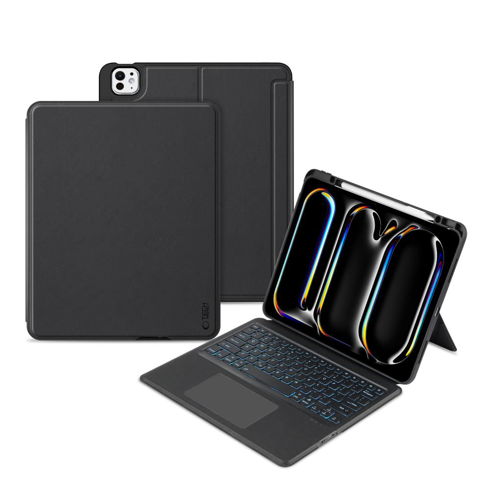 COPERTURA CON TASTIERA PER IPAD PRO 13 7 / 2024 TECH-PROTECT SCMAG PEN NERO