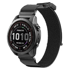 CINTURINO PER GARMIN 26MM FENIX 3 / 5X / 3HR / 5X PLUS / 6X / 6X PRO / 7X TECH-PROTECT SCOUT NERO