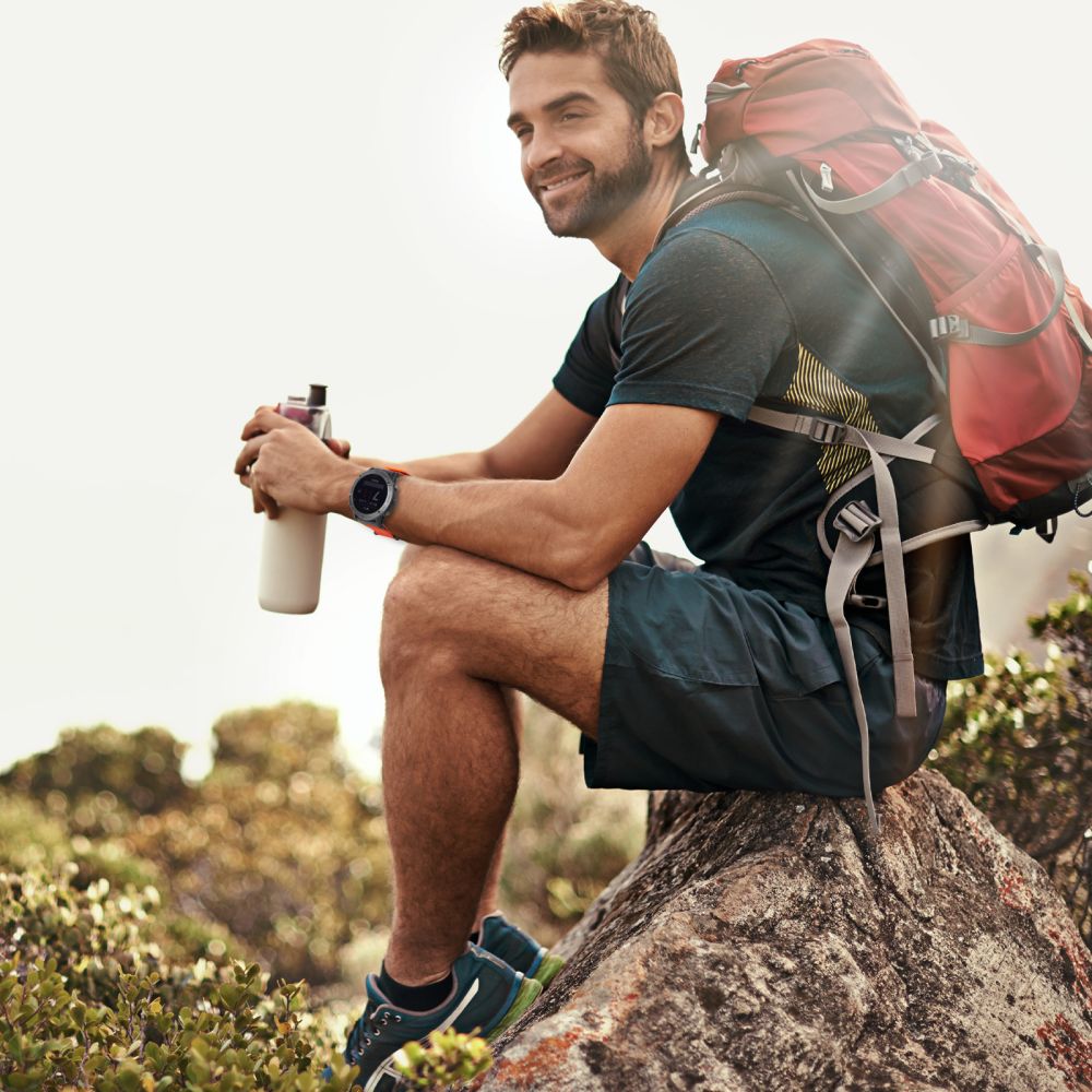 CINTURINO PER GARMIN 26MM FENIX 3 / 5X / 3HR / 5X PLUS / 6X / 6X PRO / 7X TECH-PROTECT SCOUT NERO