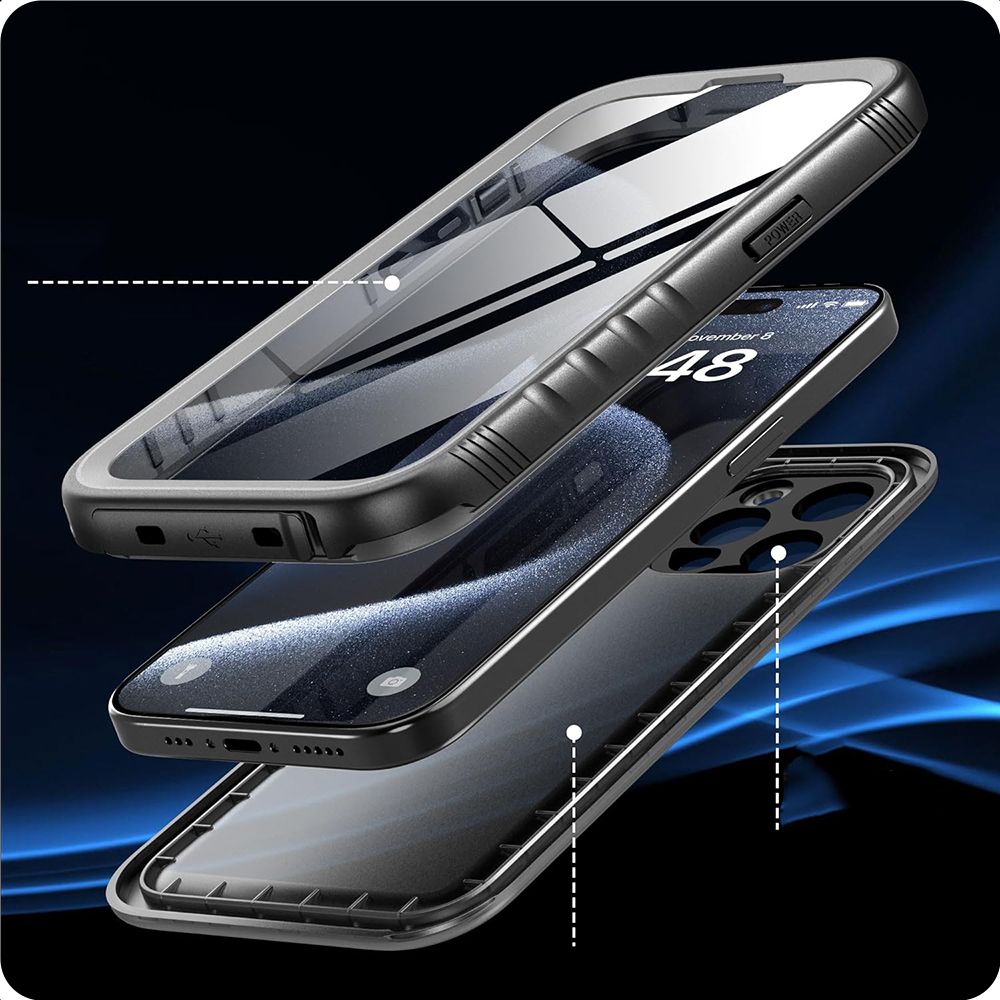 COPERTURA TECH-PROTECT SHELLBOX IP68 GALAXY S24 ULTRA NERA