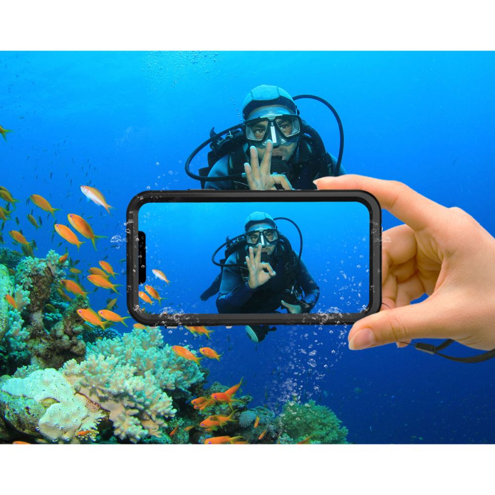 COPERTURA TECH-PROTECT SHELLBOX IP68 IPHONE 13 NERA