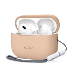 COPERTURA TECH-PROTECT IN SILICONE PER APPLE AIRPODS PRO 1 / 2 CAFFE LATTE
