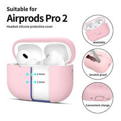 CUSTODIA TECH-PROTECT IN SILICONE PER APPLE AIRPODS PRO 1 / 2 ROSA POLVEROSA