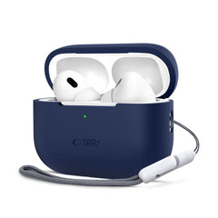COPERTURA TECH-PROTECT IN SILICONE PER APPLE AIRPODS PRO 1 / 2 BLU NAVY