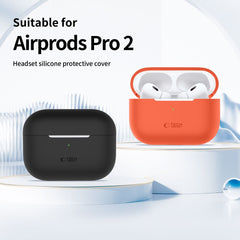 COPERTURA TECH-PROTECT IN SILICONE PER APPLE AIRPODS PRO 1 / 2 ARANCIONE NEON