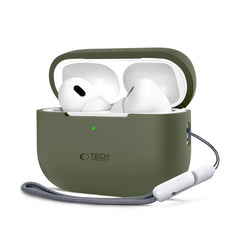 CUSTODIA TECH-PROTECT SILICONE APPLE AIRPODS PRO 1 / 2 VERDE OLIVA