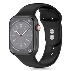 CINTURINO TECH-PROTECT IN SILICONE PER APPLE WATCH 6 / 7 / 8 / 9 / 10 / SE (40 / 41 / 42 MM) NERO