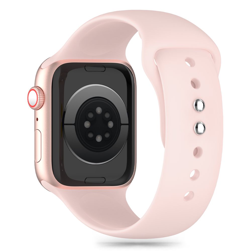 CINTURINO TECH-PROTECT IN SILICONE PER APPLE WATCH 6 / 7 / 8 / 9 / 10 / SE (40 / 41 / 42 MM) ROSA CHIARO