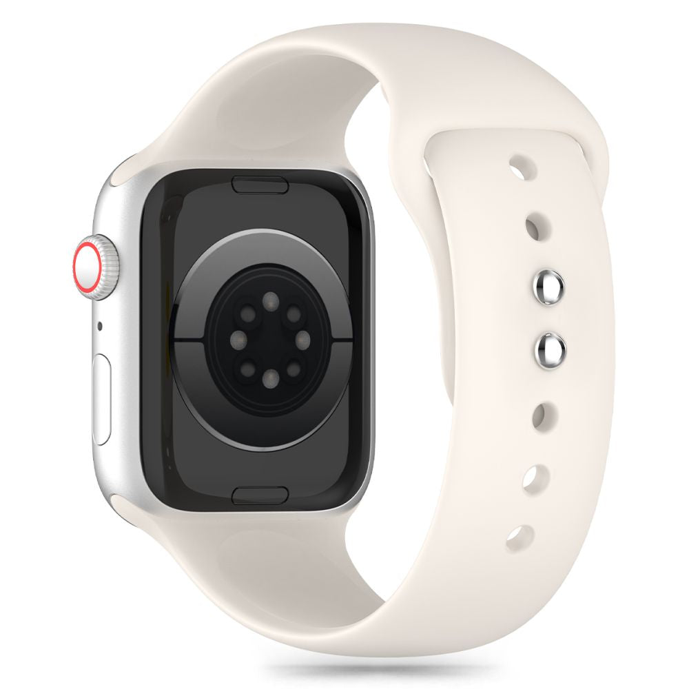CINTURINO TECH-PROTECT IN SILICONE PER APPLE WATCH 6 / 7 / 8 / 9 / 10 / SE (40 / 41 / 42 MM) STARLIGHT