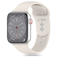 CINTURINO TECH-PROTECT IN SILICONE PER APPLE WATCH 6 / 7 / 8 / 9 / 10 / SE (40 / 41 / 42 MM) STARLIGHT