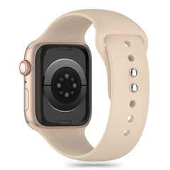 CINTURINO TECH-PROTECT IN SILICONE PER APPLE WATCH 6 / 7 / 8 / 9 / 10 / SE (40 / 41 / 42 MM) NOCE