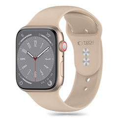CINTURINO TECH-PROTECT IN SILICONE PER APPLE WATCH 6 / 7 / 8 / 9 / 10 / SE (40 / 41 / 42 MM) NOCE