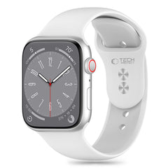 CINTURINO TECH-PROTECT IN SILICONE PER APPLE WATCH 6 / 7 / 8 / 9 / 10 / SE (40 / 41 / 42 MM) BIANCO