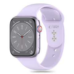CINTURINO DOOP IN SILICONE PER APPLE WATCH 6 / 7 / 8 / 9 / 10 / SE / ULTRA 1 / 2 (44 / 45 / 46 / 49 MM) ELEGANTE VIOLA