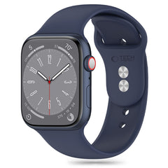 CINTURINO DOOP IN SILICONE PER APPLE WATCH 6 / 7 / 8 / 9 / 10 / SE / ULTRA 1 / 2 (44 / 45 / 46 / 49 MM) BLU NOTTE