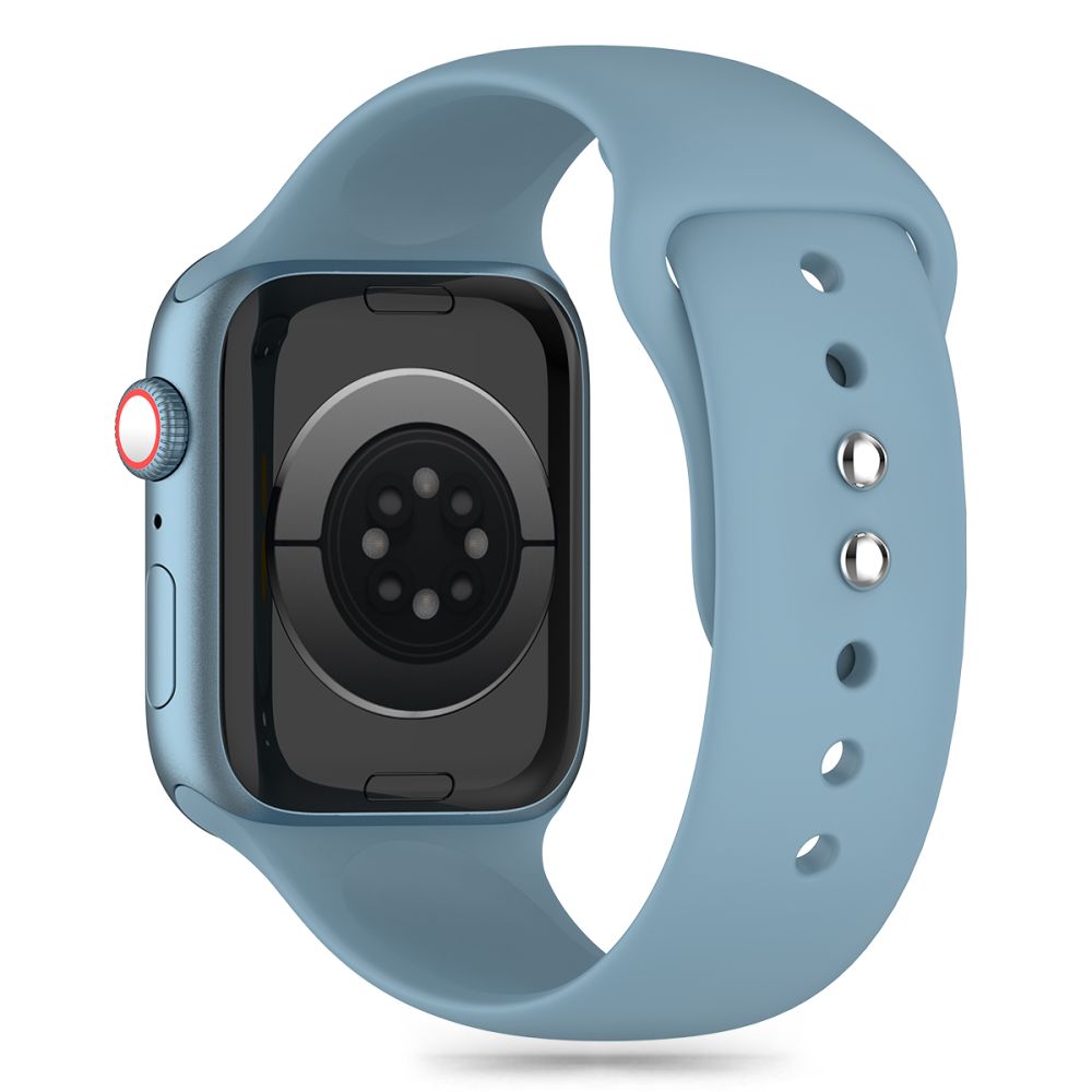 CINTURINO DOOP IN SILICONE PER APPLE WATCH 6 / 7 / 8 / 9 / 10 / SE / ULTRA 1 / 2 (44 / 45 / 46 / 49 MM) BLU INVERNALE