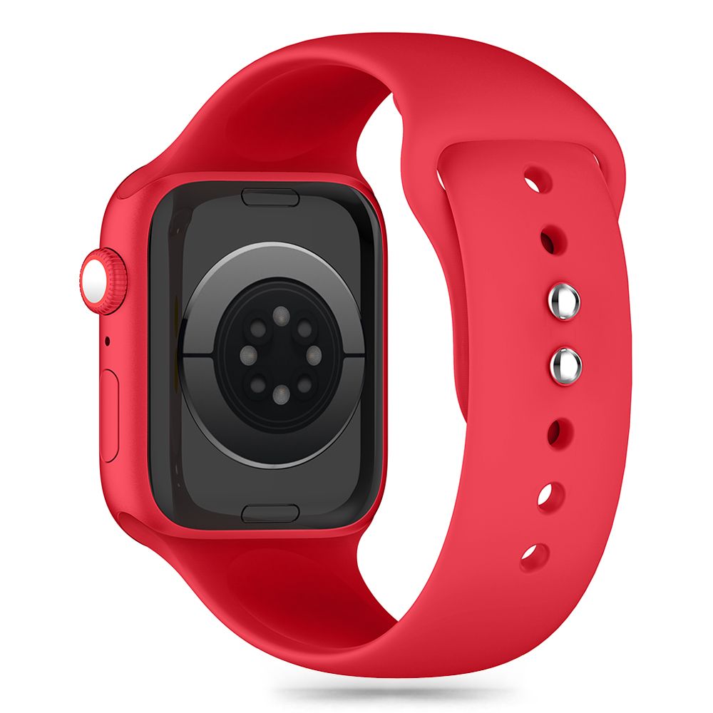 CINTURINO DOOP IN SILICONE PER APPLE WATCH 6 / 7 / 8 / 9 / 10 / SE / ULTRA 1 / 2 (44 / 45 / 46 / 49 MM) ROSSO