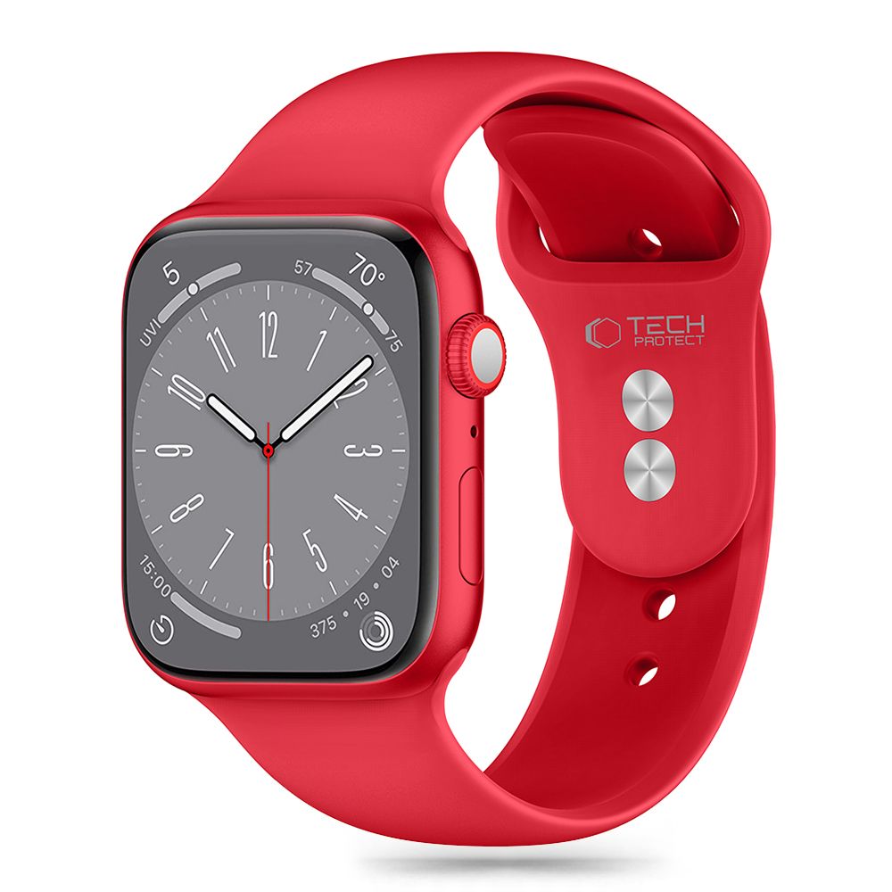 CINTURINO DOOP IN SILICONE PER APPLE WATCH 6 / 7 / 8 / 9 / 10 / SE / ULTRA 1 / 2 (44 / 45 / 46 / 49 MM) ROSSO