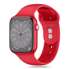 CINTURINO DOOP IN SILICONE PER APPLE WATCH 6 / 7 / 8 / 9 / 10 / SE / ULTRA 1 / 2 (44 / 45 / 46 / 49 MM) ROSSO