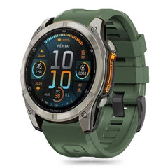 CINTURINO TECH-PROTECT IN SILICONE PER GARMIN FENIX 5 / 6 / 6 PRO / 7 / 8 (47 MM) / E VERDE ELETTRICO