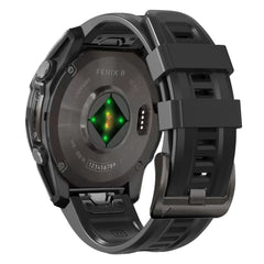 CINTURINO TECH-PROTECT IN SILICONE PER GARMIN FENIX 5 / 6 / 6 PRO / 7 / 8 (47 MM) / NERO