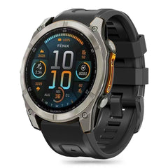 CINTURINO TECH-PROTECT IN SILICONE PER GARMIN FENIX 5 / 6 / 6 PRO / 7 / 8 (47 MM) / NERO