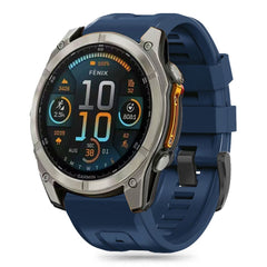 CINTURINO TECH-PROTECT IN SILICONE PER GARMIN FENIX 5X / 5X PLUS / 6X / 6X PRO / 7X / 8 (51 MM) BLU NAVY