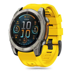 CINTURINO TECH-PROTECT IN SILICONE PER GARMIN FENIX 5X / 5X PLUS / 6X / 6X PRO / 7X / 8 (51 MM) GIALLO