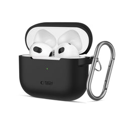 COPERTURA TECH-PROTECT SILICONE HOOK APPLE AIRPODS 3 NERA