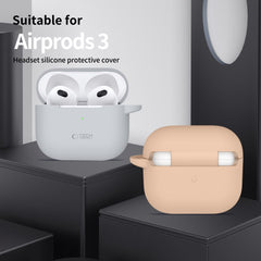 COPERTURA TECH-PROTECT SILICONE HOOK APPLE AIRPODS 3 GRIGIO CRAYON