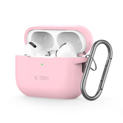 COPERTURA TECH-PROTECT IN SILICONE PER APPLE AIRPODS PRO 1 / 2 ROSA POLVERE